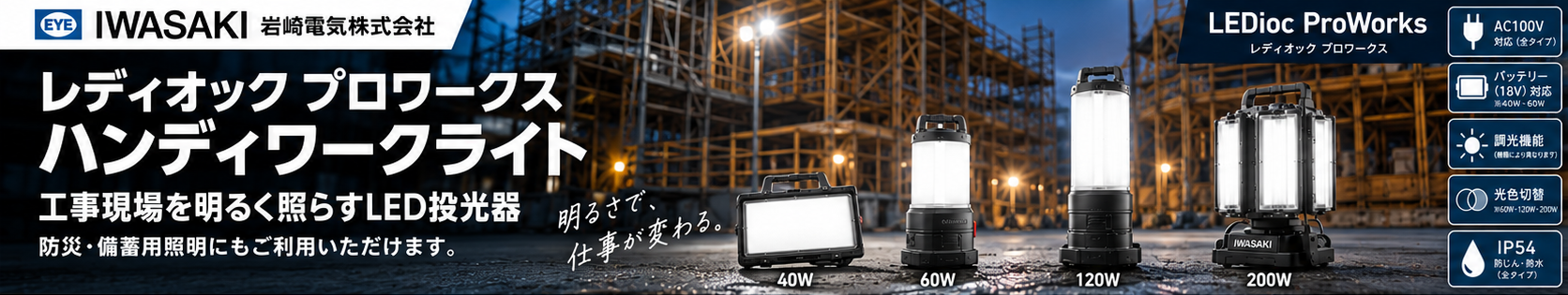 LEDioc ProWorks ハンディワークライト